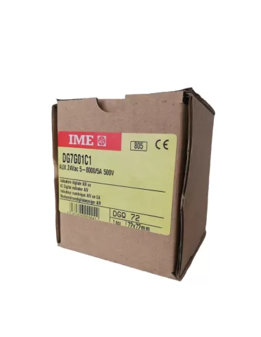 Ime DG7G01C1 Indicador a/v digital ac 72x72 aux. 24vca 5-8000/5a 500v